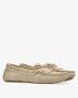 Fred de la Bretoniere Suede Moccasin Loafers Beige Dames - Thumbnail 2