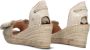 Fred de la Bretoniere Taupe Suede Bow Espadrilles Beige Dames - Thumbnail 9