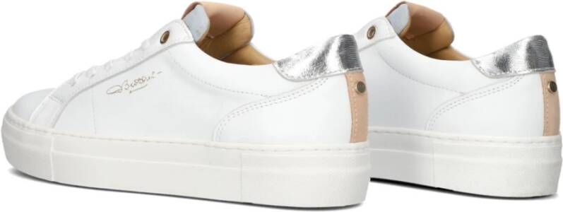 Fred de la Bretoniere Witte Lage Sneakers Storm Luca White Dames