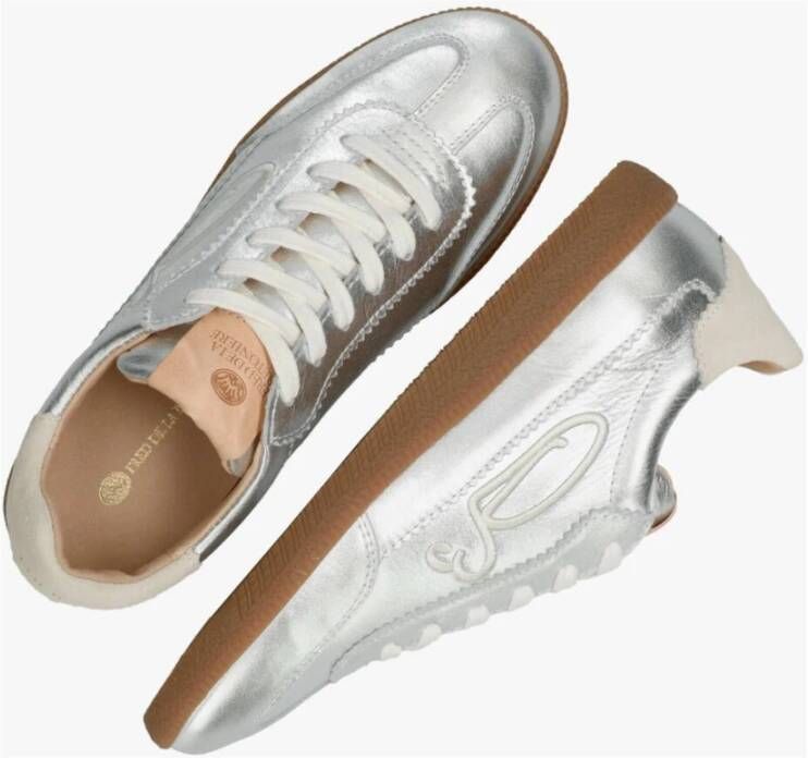 Fred de la Bretoniere Witte Sneakers Gray Dames