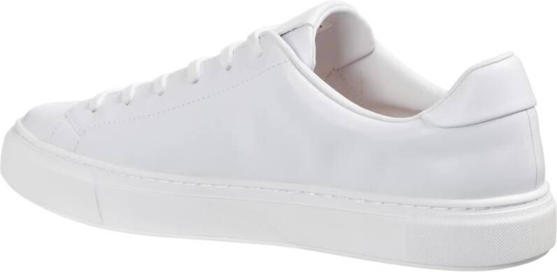 Fred Perry Leren Vetersluiting Sneakers Wit Heren