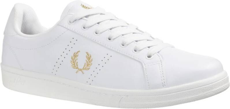 Fred Perry Klassieke Leren Sneakers Wit Heren