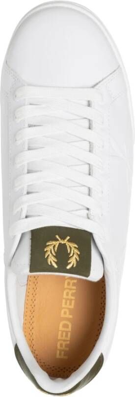 Fred Perry B722 Leren Sneakers Wit Heren