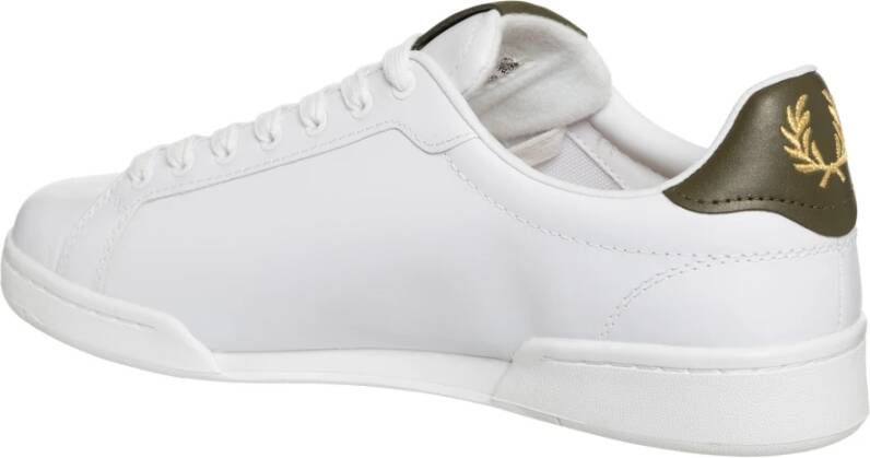 Fred Perry B722 Leren Sneakers Wit Heren