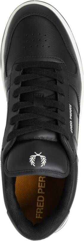 Fred Perry Eenvoudige B300 Sneakers met Vetersluiting Black Heren