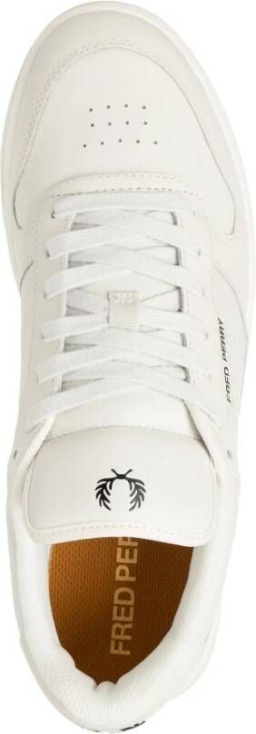 Fred Perry Eenvoudige B300 Sneakers met Vetersluiting White Heren