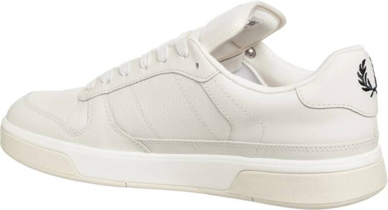 Fred Perry Eenvoudige B300 Sneakers met Vetersluiting White Heren