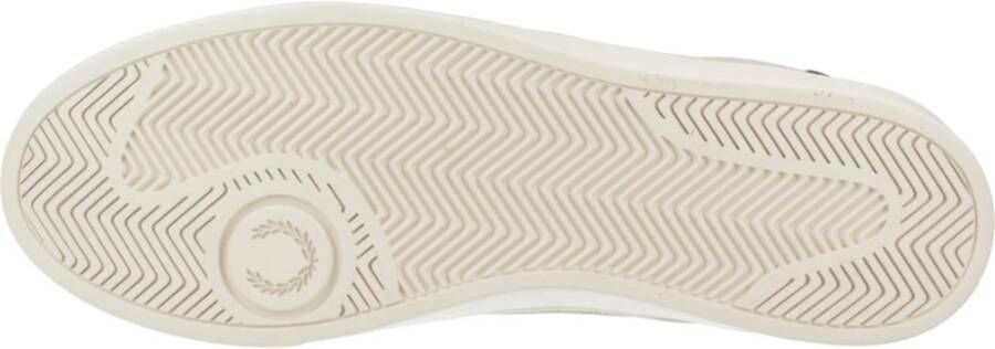 Fred Perry Gestructureerde Spencer Sneakers Beige Heren