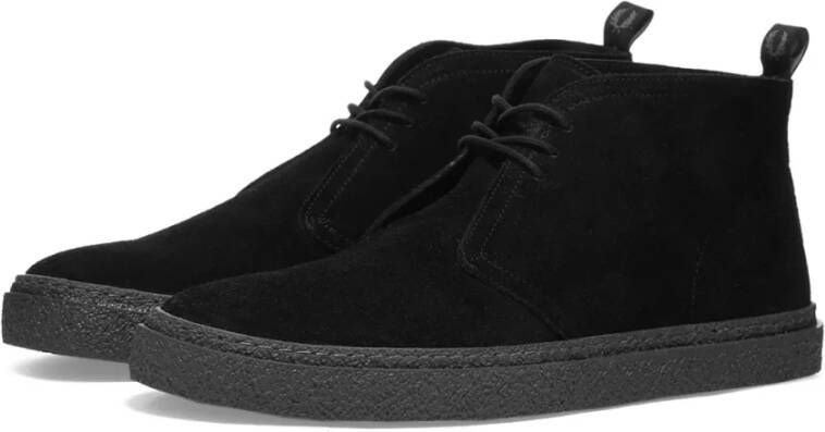 Fred Perry Hawley Suède Desert Boot Zwart Black Heren