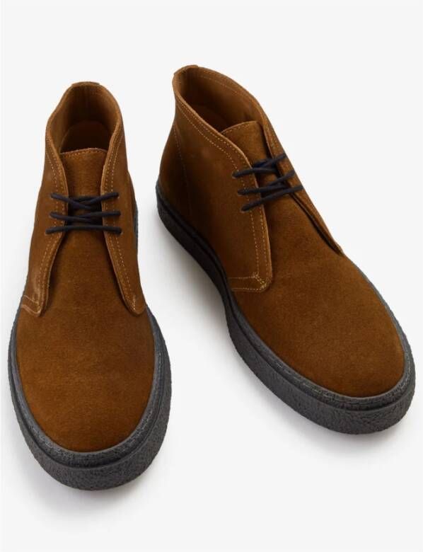 Fred Perry Hawley Suede Laarzen voor Heren Bruin Heren