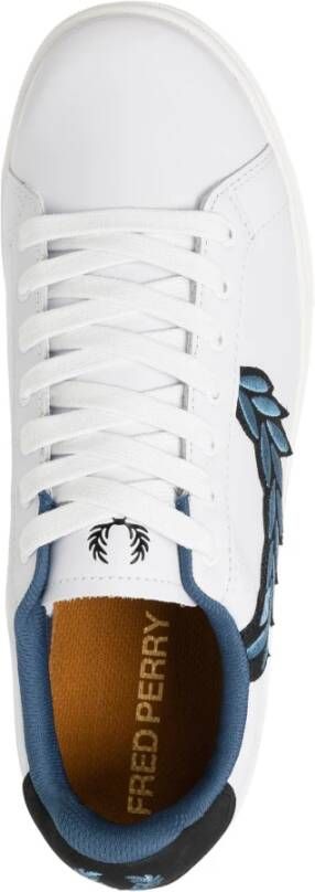 Fred Perry Klassieke Vetersneakers White Heren