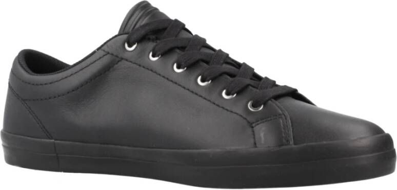 Fred Perry Leren Baseline Sneakers Black Heren