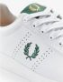 Fred Perry Leren Heren Sneakers Array Collectie White Heren - Thumbnail 3