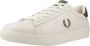 Fred Perry Leren Spencer Sneakers Beige Heren - Thumbnail 3