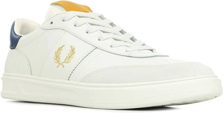 Fred Perry Leren Suède Tennisschoenen Multicolor Heren