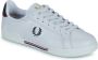 Fred Perry Leren Tennisschoenen Twin Tipped Zool White Heren - Thumbnail 2