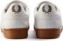 Fred Perry Leren Tennissneaker met Contrasterende Hiel en Rand White Heren - Thumbnail 3