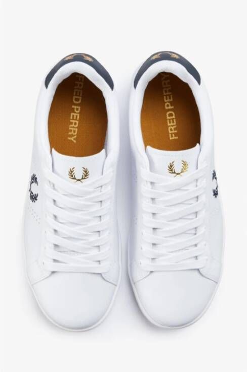 Fred Perry Sneaker Array Large Leer White Heren