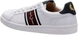 Fred Perry Sneaker met veters en B4292 Wit Logo voor heren Wit Heren