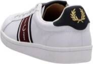 Fred Perry Sneaker met veters en B4292 Wit Logo voor heren Wit Heren