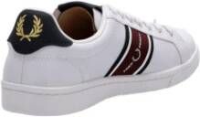 Fred Perry Sneaker met veters en B4292 Wit Logo voor heren Wit Heren