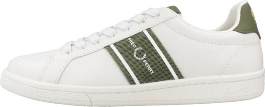 Fred Perry Klassieke Leren Sneakers White Heren