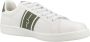 Fred Perry Klassieke witte en groene herensneakers Wit Heren - Thumbnail 9