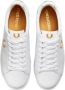 Fred Perry men shoes leather trainers sneakers Wit Heren - Thumbnail 3