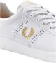 Fred Perry men shoes leather trainers sneakers Wit Heren - Thumbnail 7