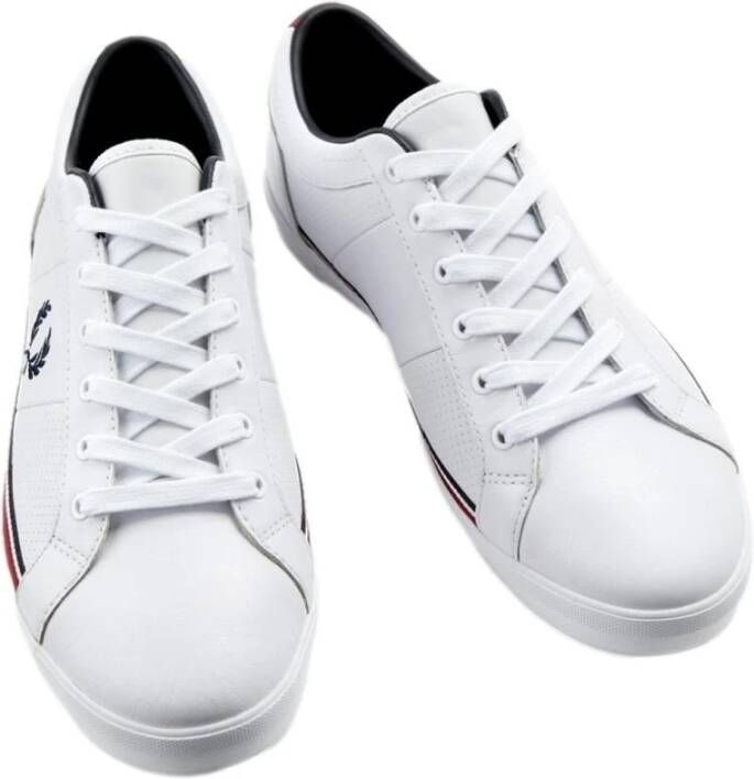 Fred Perry Heren Baseline Perf Sneakers Wit Unisex