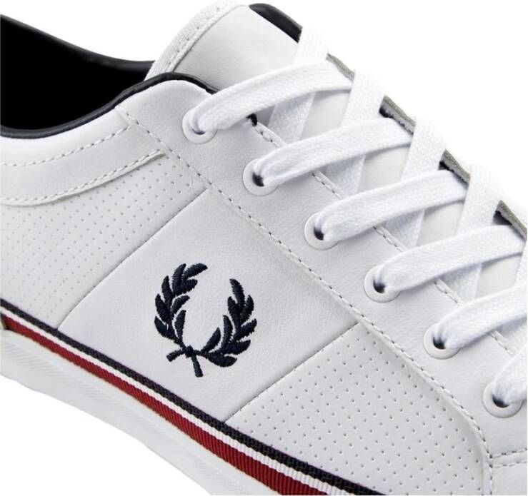 Fred Perry Heren Baseline Perf Sneakers Wit Unisex