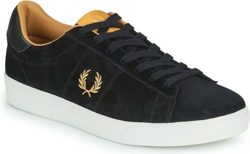 Fred Perry Suede Sneakers Black Heren