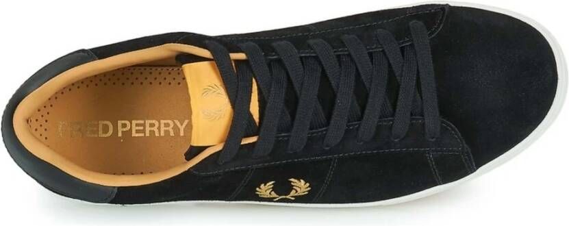 Fred Perry Suede Sneakers Black Heren