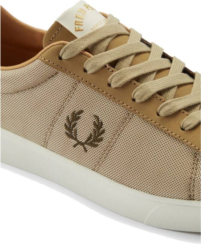 Fred Perry Tennis Schoenen van Mesh Nubuck Brown Heren