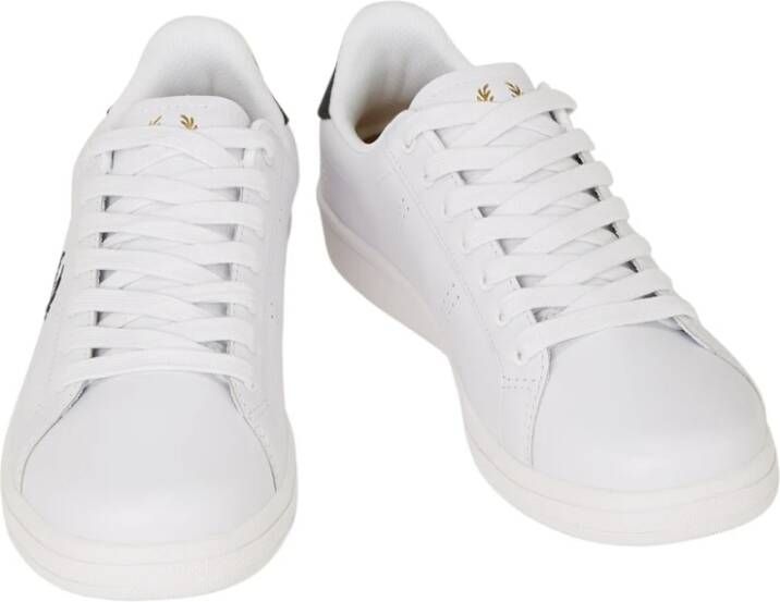 Fred Perry Witte Tennisschoen Laurierkroon White Heren