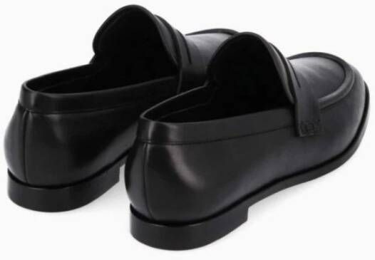 Free Lance Klassieke zwarte leren mocassins Black Dames