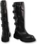 Fru.it Stijlvolle Bikerboots met Achtergespen Black Dames - Thumbnail 3