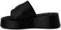 Furla Zwarte leren slippers met rubberen zool Black Dames - Thumbnail 4