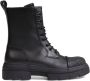 Furla Army Boot Dames Collectie Leer Black Dames - Thumbnail 16