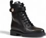 Furla Army Boot Herfst Winter Collectie Leer Black Dames - Thumbnail 9