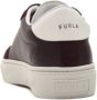 Furla Bordeaux Leren Sneakers Rubberen Zool Veters Red Dames - Thumbnail 3