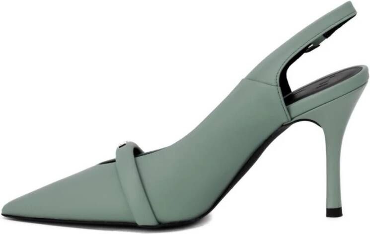 Furla Core Slingback Hakken Schoenen Lente Zomer Collectie Green Dames