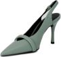 Furla Core Slingback Hakken Schoenen Lente Zomer Collectie Green Dames - Thumbnail 4