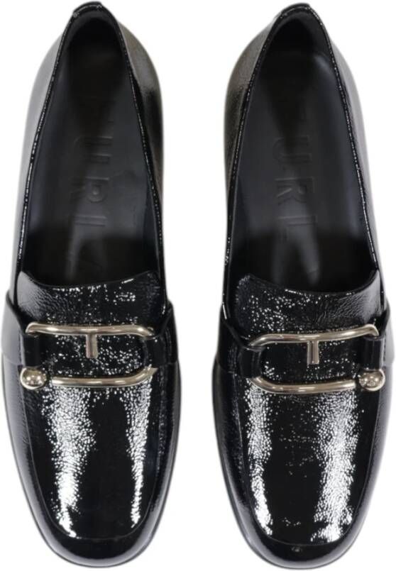 Furla Leren Loafer Herfst Winter Collectie Vrouwen Black Dames