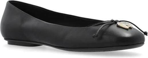 Furla Leren schoenen Black Dames