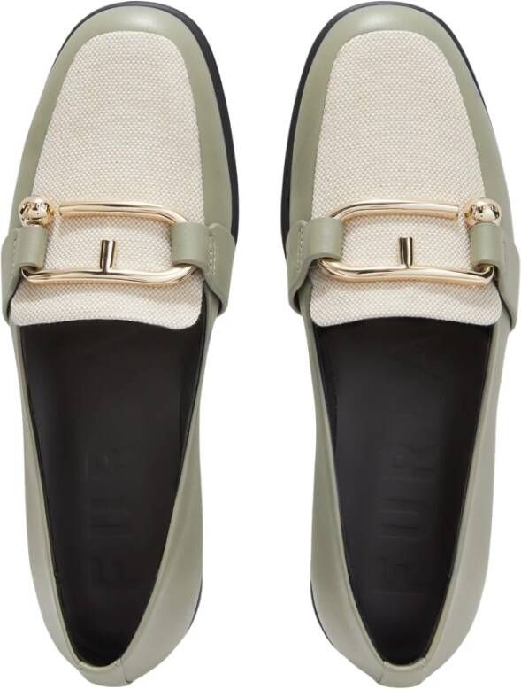 Furla Nuvola Loafers Green Dames