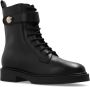 Furla Army Boot Herfst Winter Collectie Leer Black Dames - Thumbnail 5