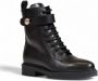 Furla Army Boot Herfst Winter Collectie Leer Black Dames - Thumbnail 4