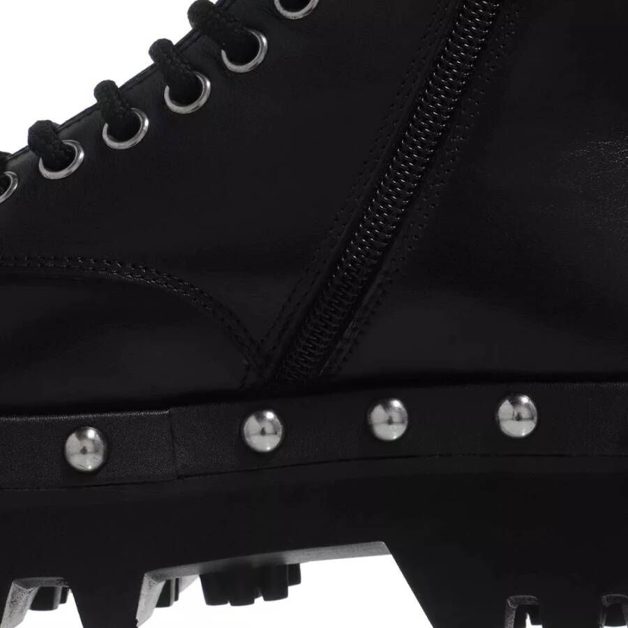 Furla Rita Army Boot met Zilveren Details Black Dames