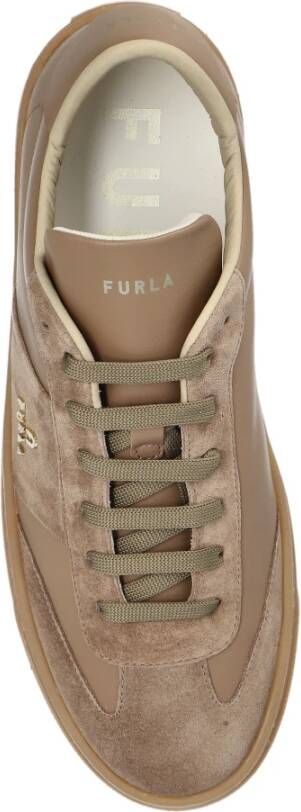 Furla Sneakers Enjoy Beige Dames